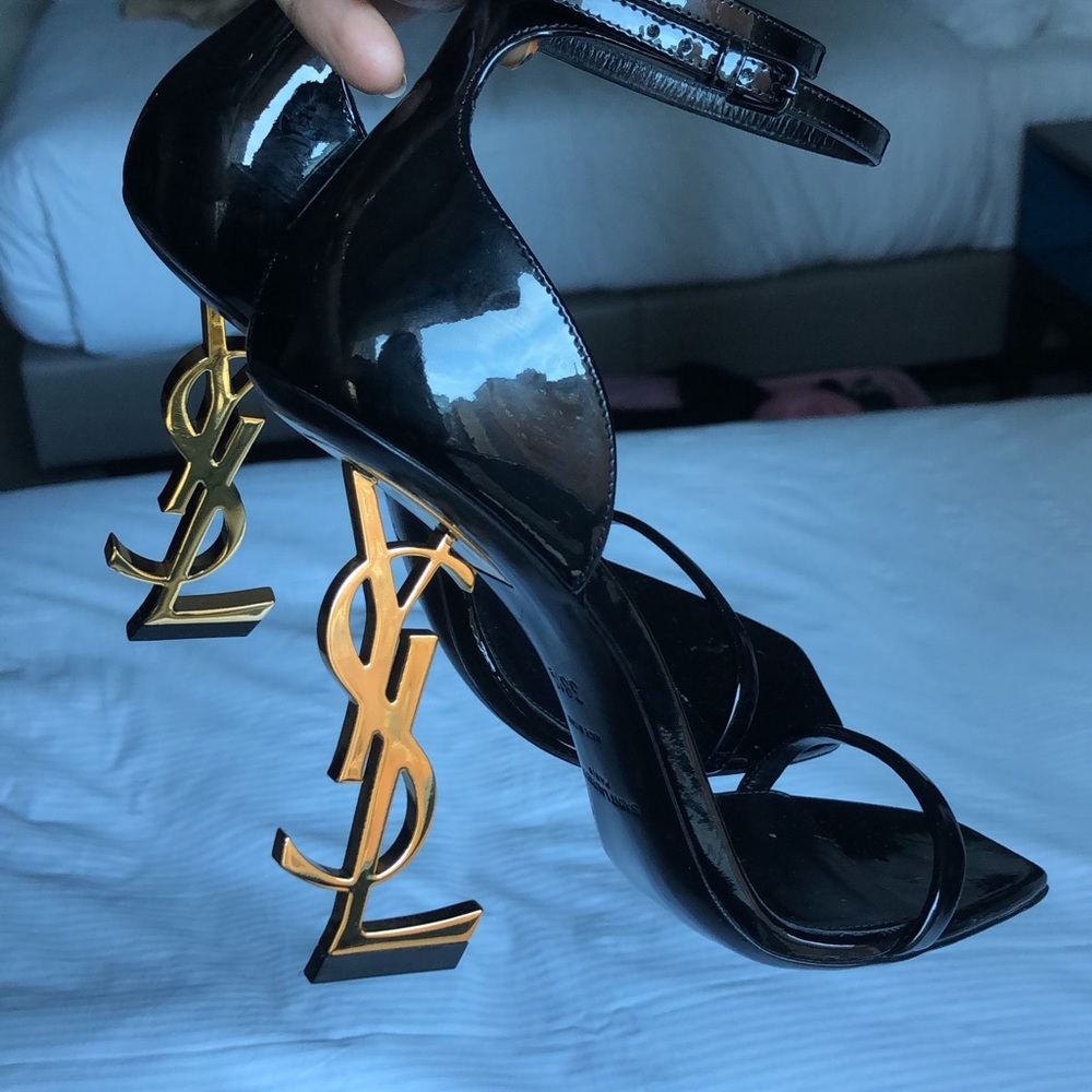 Saint Laurent Opyum YSL Ankle Sandal (PRICE FIRM)